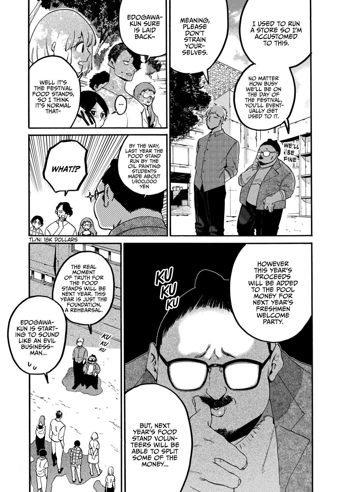Blue Period. Chapter 32 page 11 - Chapter 32: The Preperation for the Festival Begins