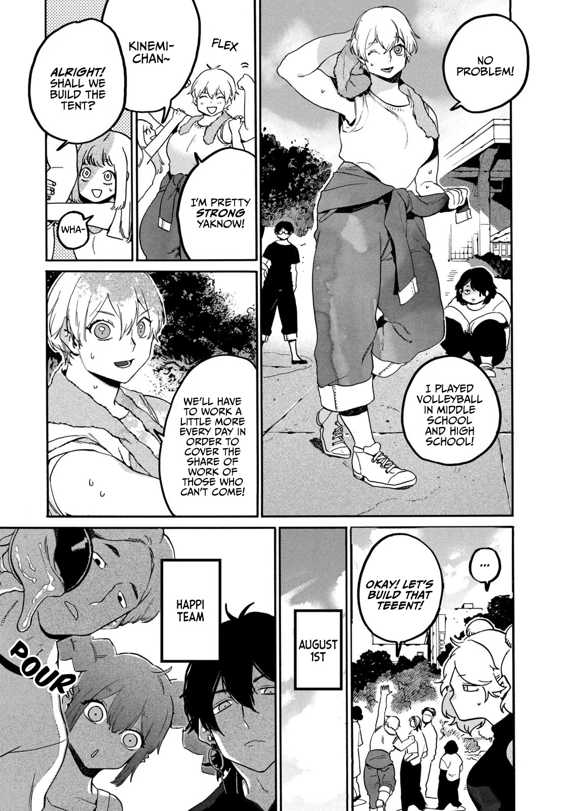 Blue Period. Chapter 32 page 19 - Chapter 32: The Preperation for the Festival Begins