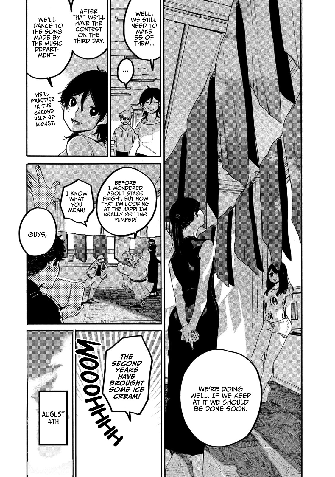 Blue Period. Chapter 32 page 21 - Chapter 32: The Preperation for the Festival Begins