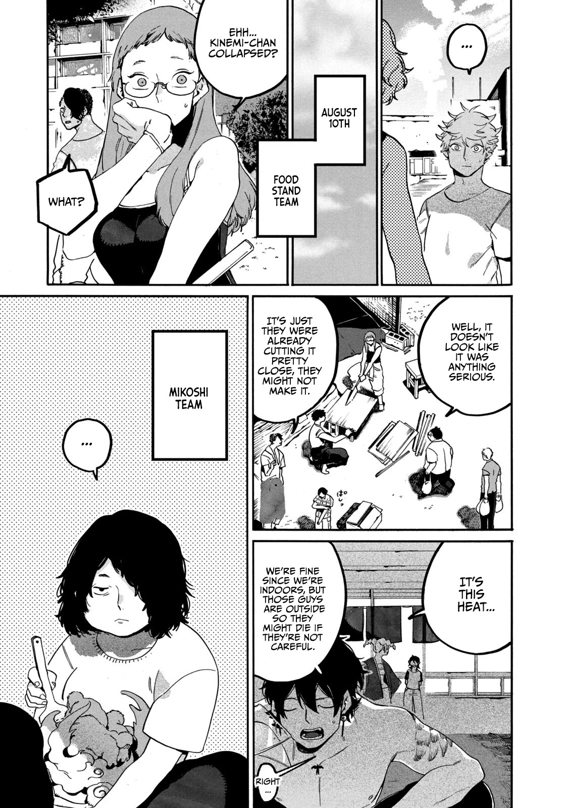 Blue Period. Chapter 32 page 31 - Chapter 32: The Preperation for the Festival Begins
