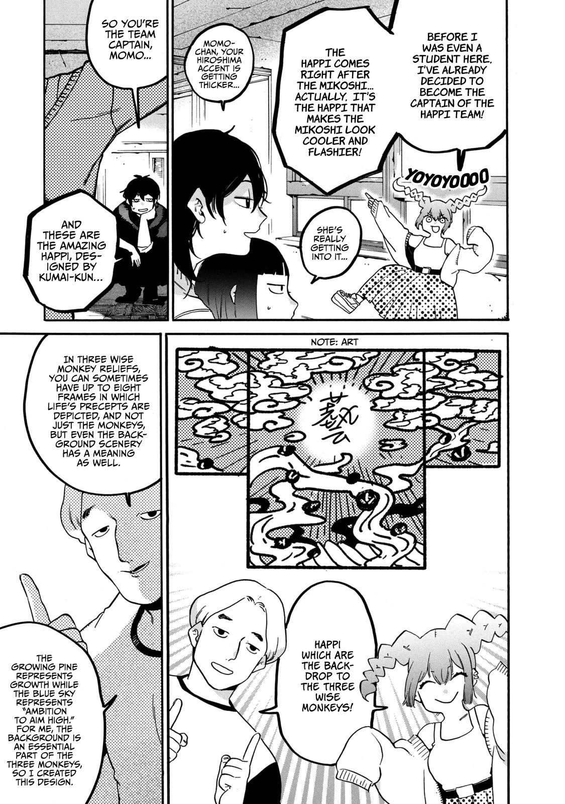 Blue Period. Chapter 32 page 9 - Chapter 32: The Preperation for the Festival Begins