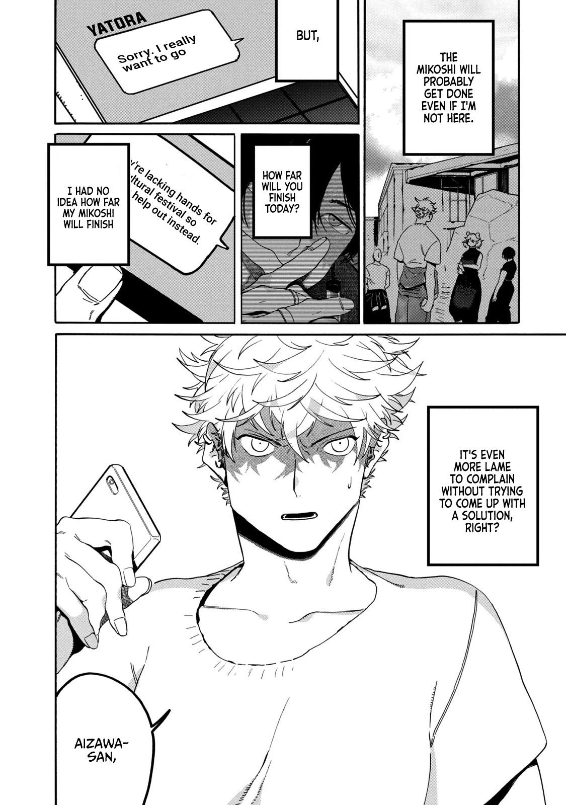 Blue Period. Chapter 33 page 10 - Chapter 33: Self Sacrificing Spirit