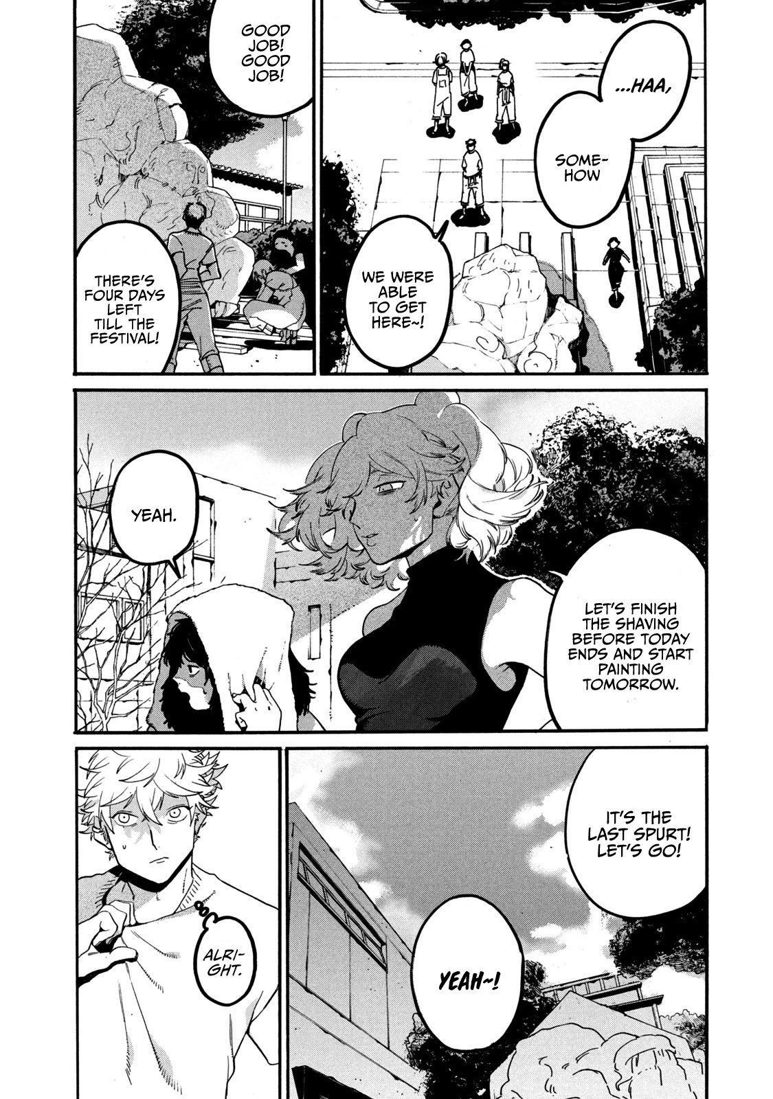 Blue Period. Chapter 33 page 37 - Chapter 33: Self Sacrificing Spirit