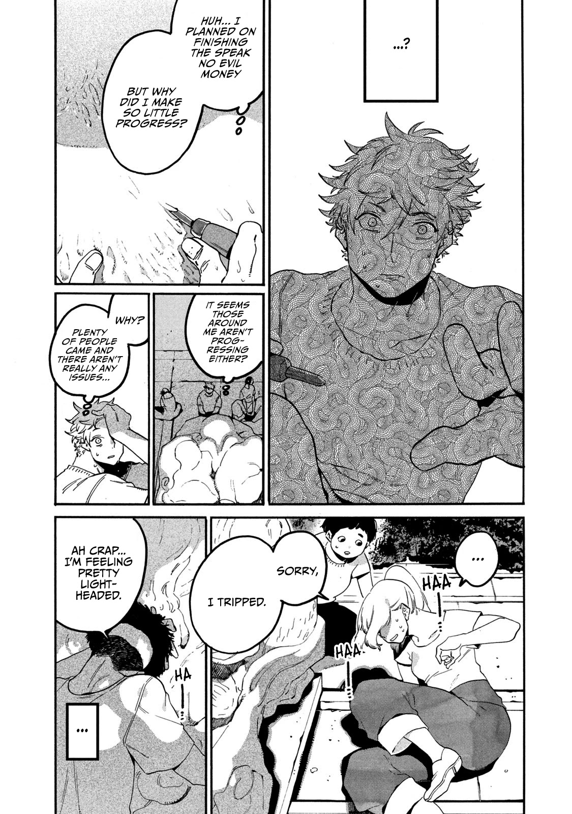 Blue Period. Chapter 33 page 39 - Chapter 33: Self Sacrificing Spirit