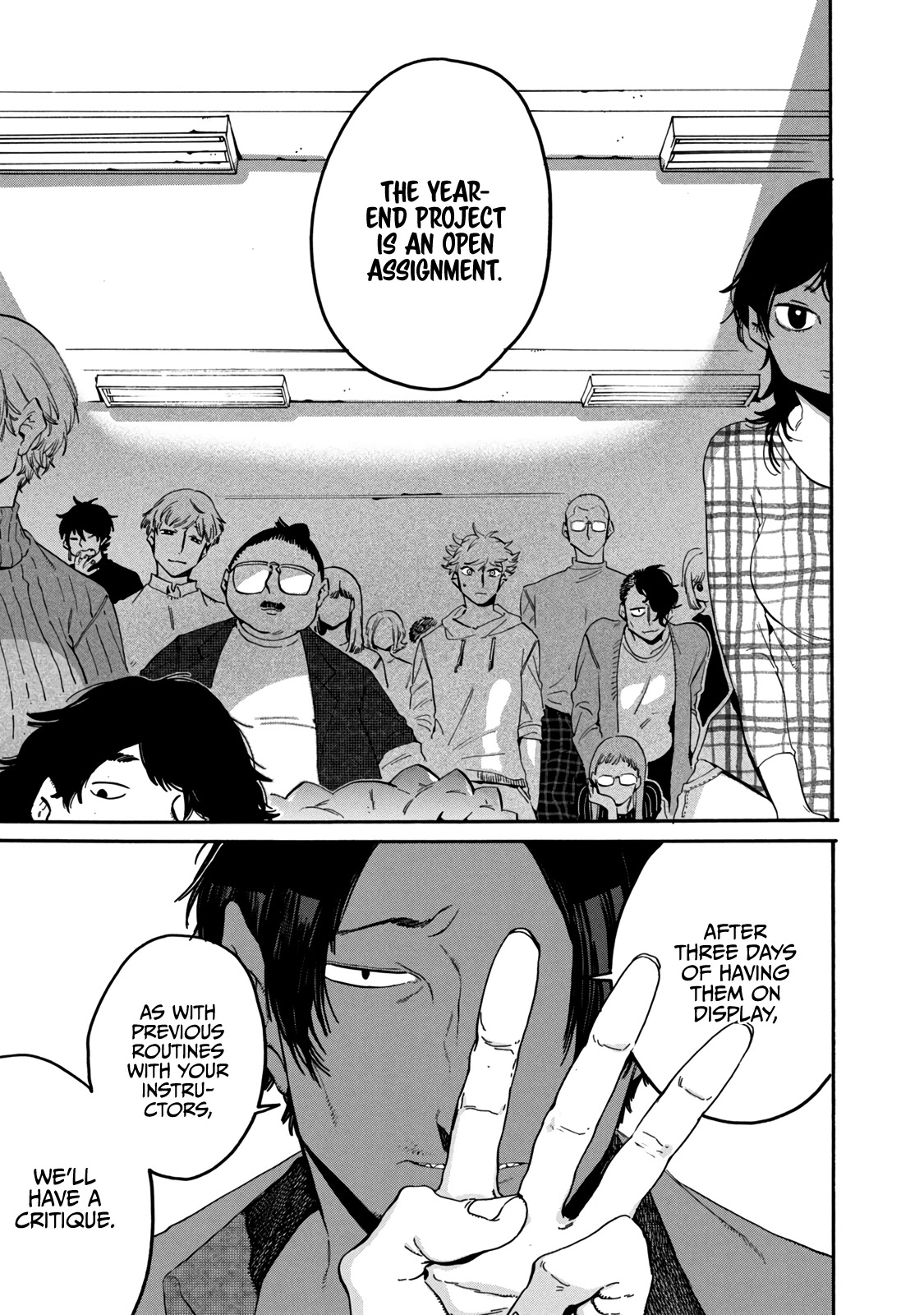 Blue Period. Chapter 37 page 28 - Chapter 37: Armor Wearing Venus