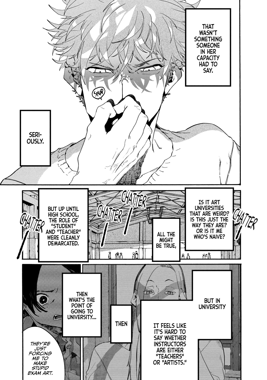 Blue Period. Chapter 37 page 7 - Chapter 37: Armor Wearing Venus