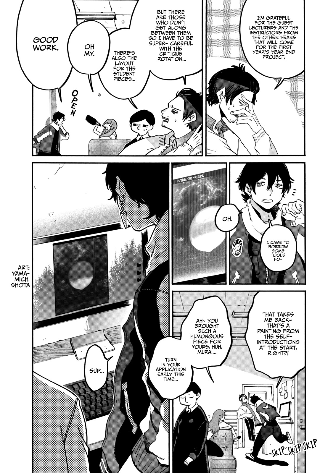 Blue Period. Chapter 38 page 12 - Chapter 38: Talent and Work