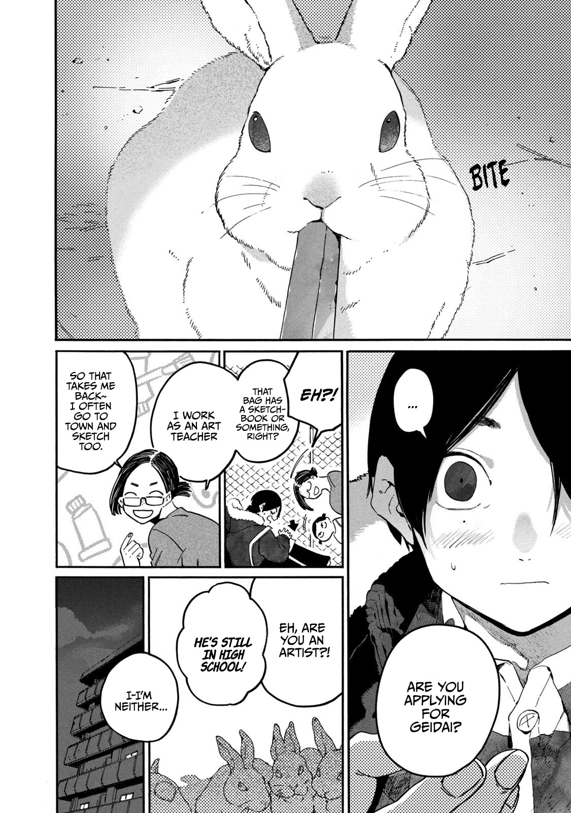 Blue Period. Chapter 39 page 14 - Chapter 39: When It Rains It Pours