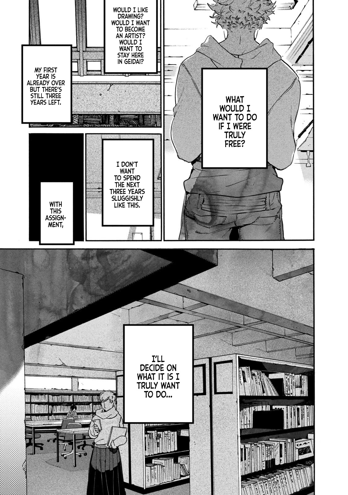 Blue Period. Chapter 39 page 25 - Chapter 39: When It Rains It Pours