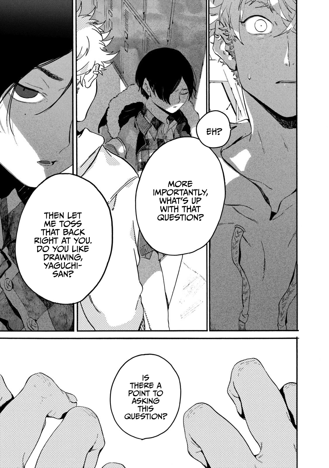 Blue Period. Chapter 39 page 7 - Chapter 39: When It Rains It Pours