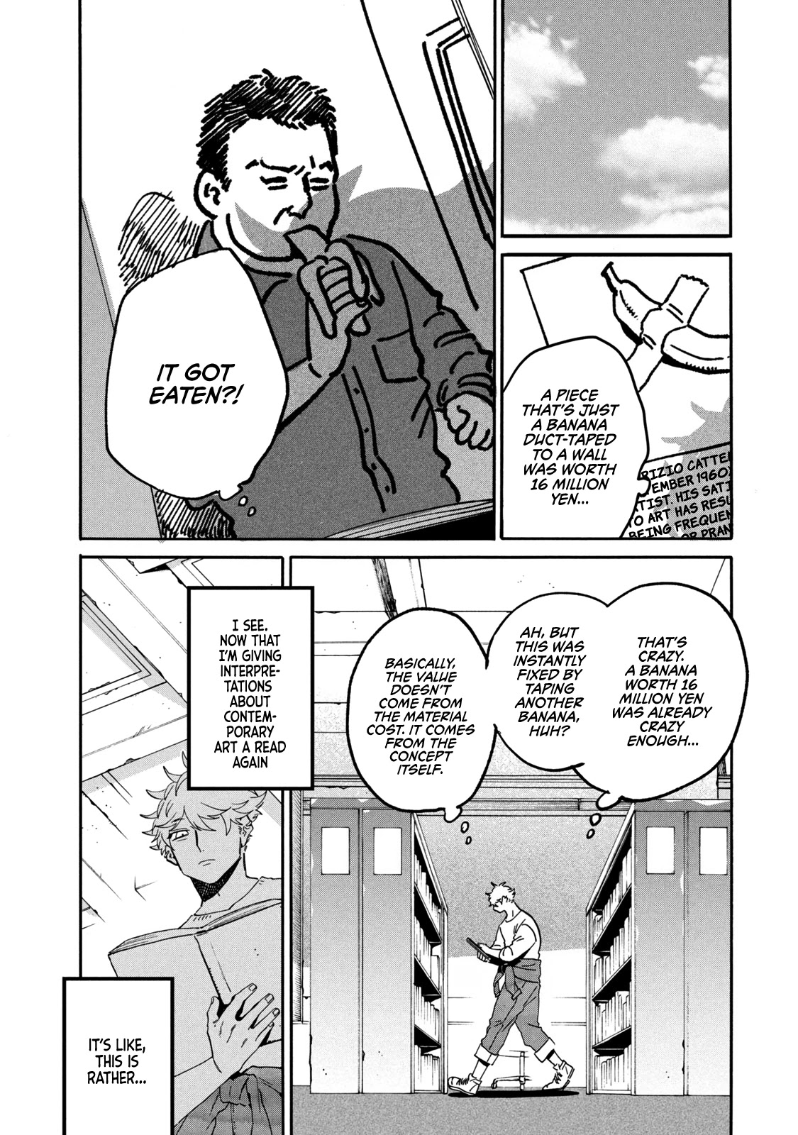 Blue Period. Chapter 40 page 18 - Chapter 40: I’m Too Outstanding at Stepping on My Friend’s Land Mines