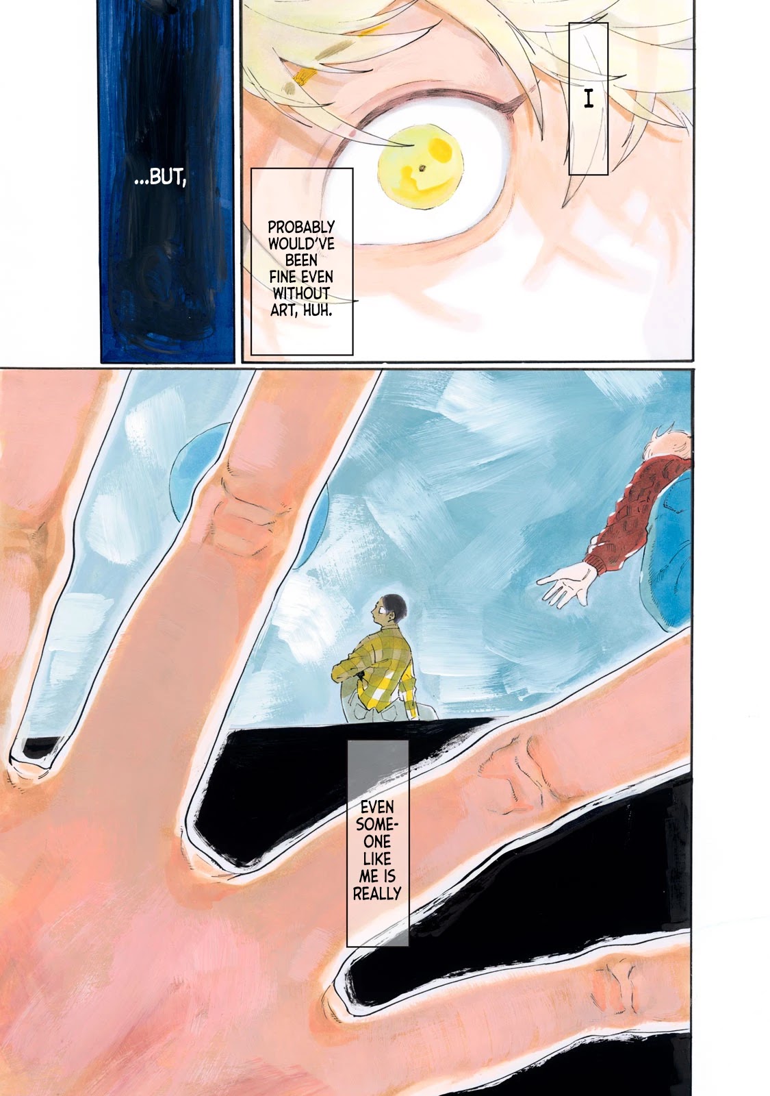 Blue Period. Chapter 40 page 2 - Chapter 40: I’m Too Outstanding at Stepping on My Friend’s Land Mines