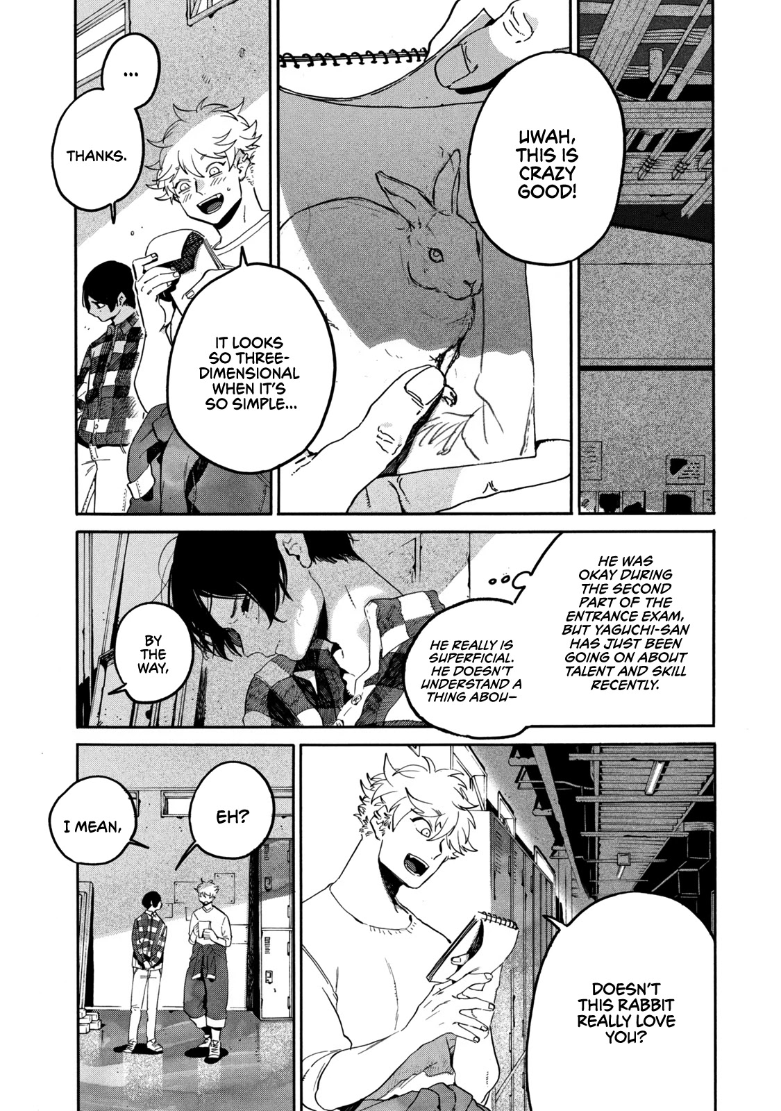 Blue Period. Chapter 40 page 43 - Chapter 40: I’m Too Outstanding at Stepping on My Friend’s Land Mines