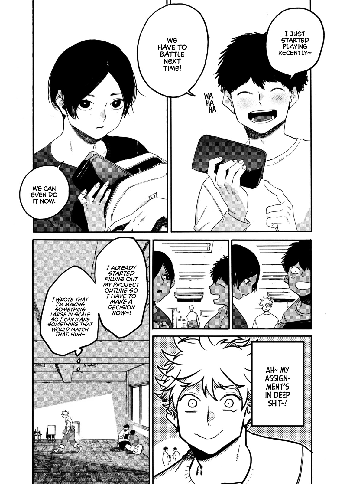 Blue Period. Chapter 40 page 8 - Chapter 40: I’m Too Outstanding at Stepping on My Friend’s Land Mines