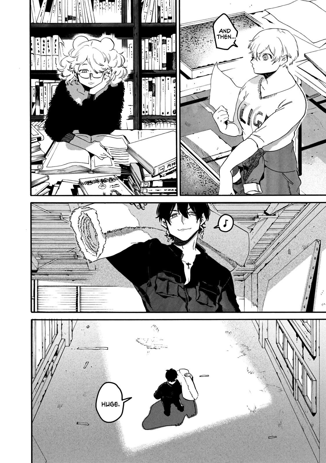 Blue Period. Chapter 41 page 12 - Chapter 41: I Noticed That the Skill of My Friend, Who Steps on My Land Mines, Is Too Outstanding