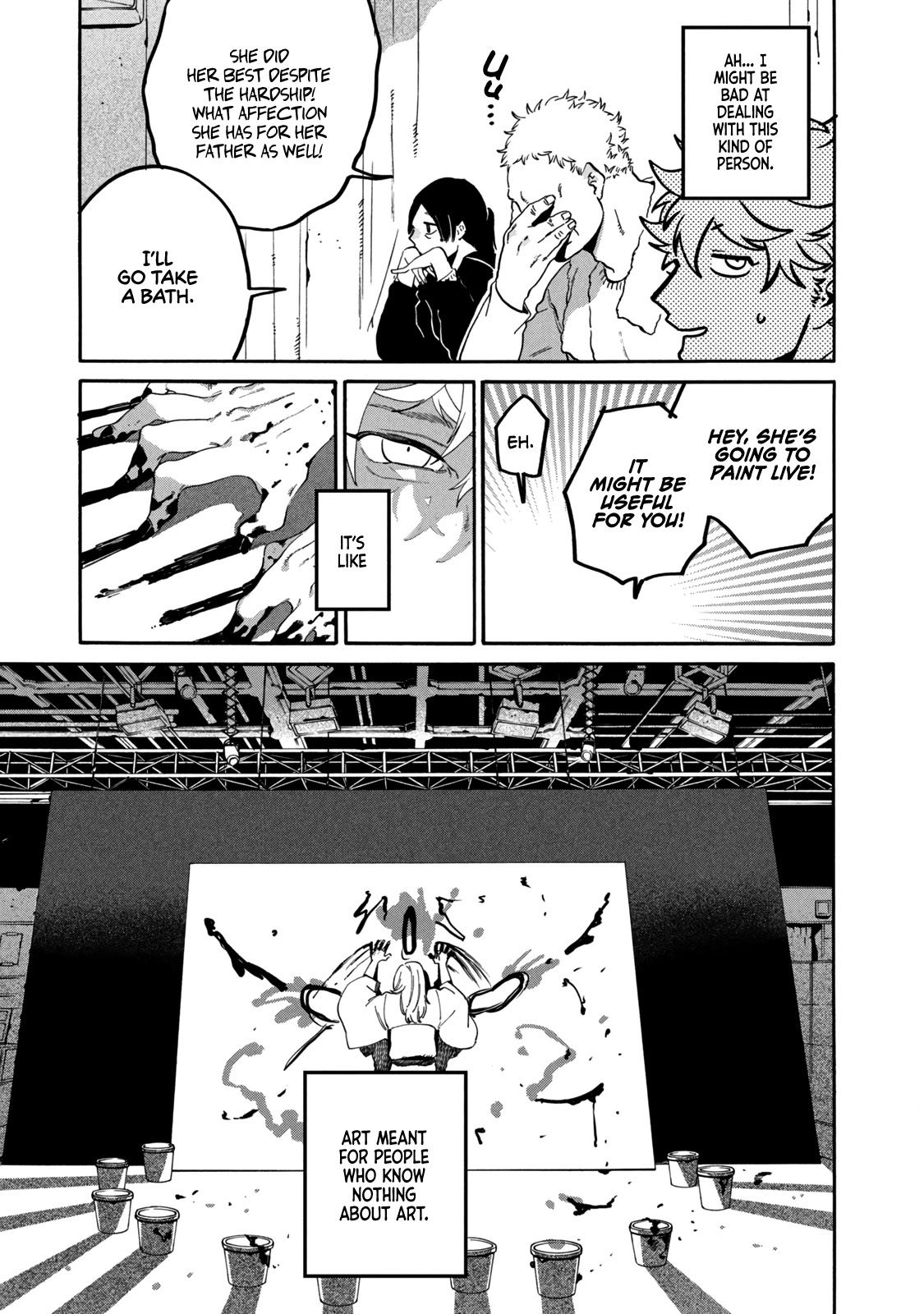 Blue Period. Chapter 41 page 17 - Chapter 41: I Noticed That the Skill of My Friend, Who Steps on My Land Mines, Is Too Outstanding