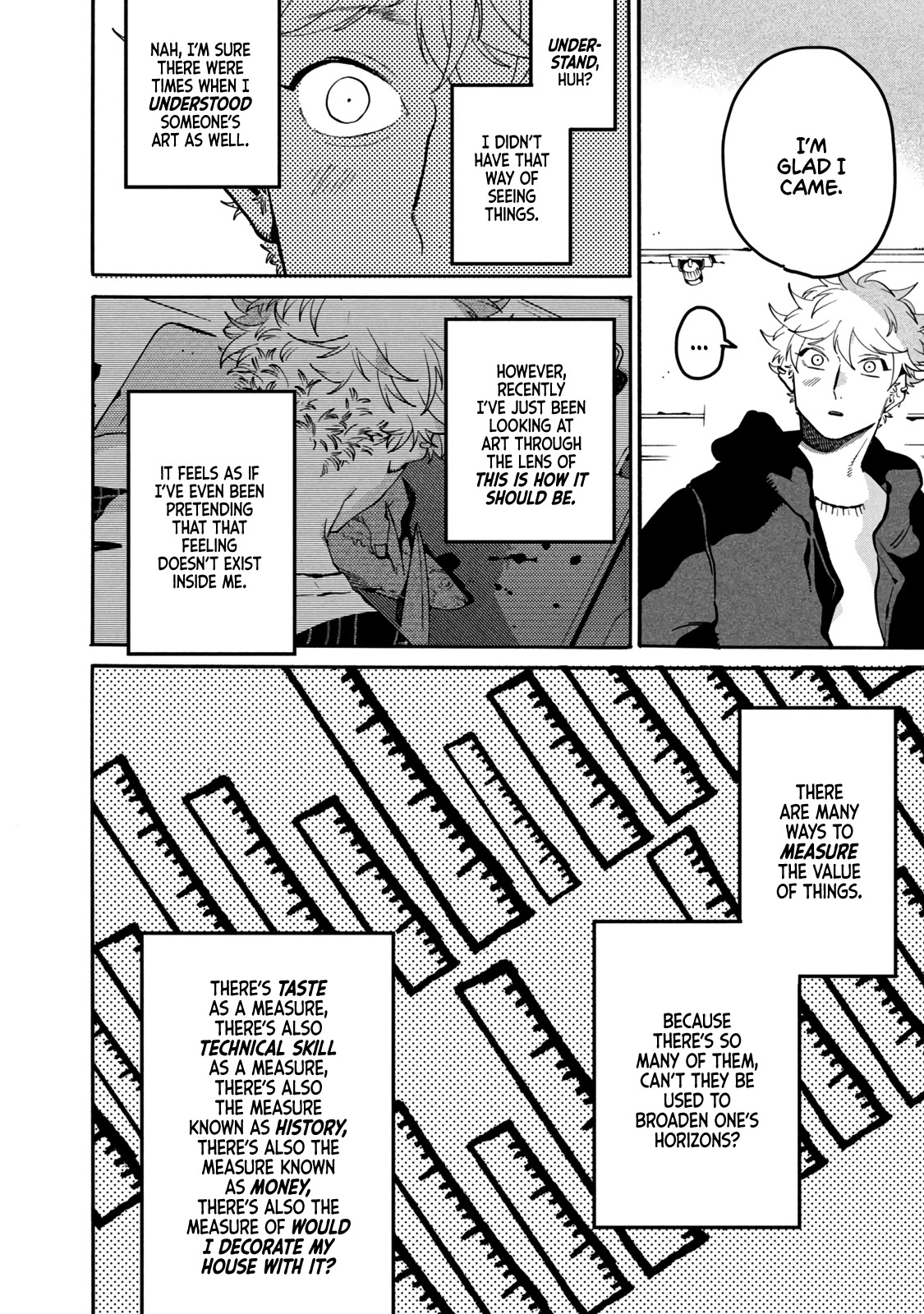 Blue Period. Chapter 41 page 28 - Chapter 41: I Noticed That the Skill of My Friend, Who Steps on My Land Mines, Is Too Outstanding