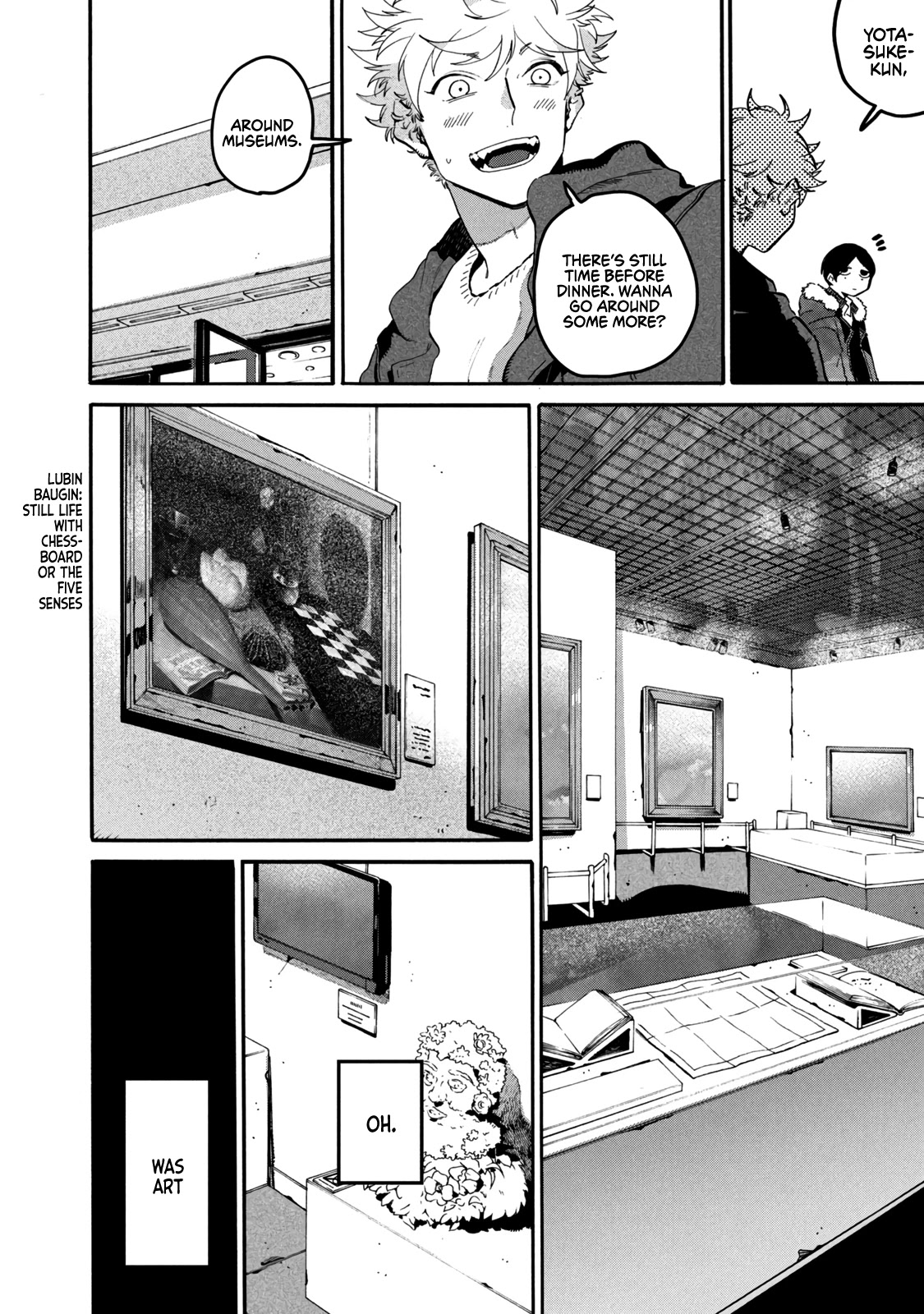 Blue Period. Chapter 41 page 30 - Chapter 41: I Noticed That the Skill of My Friend, Who Steps on My Land Mines, Is Too Outstanding