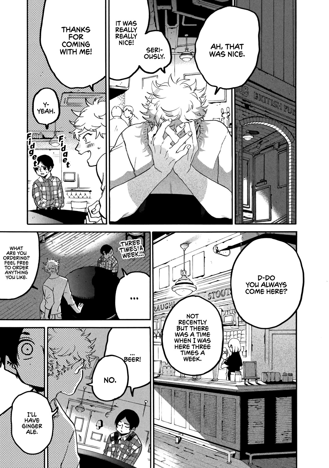 Blue Period. Chapter 41 page 35 - Chapter 41: I Noticed That the Skill of My Friend, Who Steps on My Land Mines, Is Too Outstanding