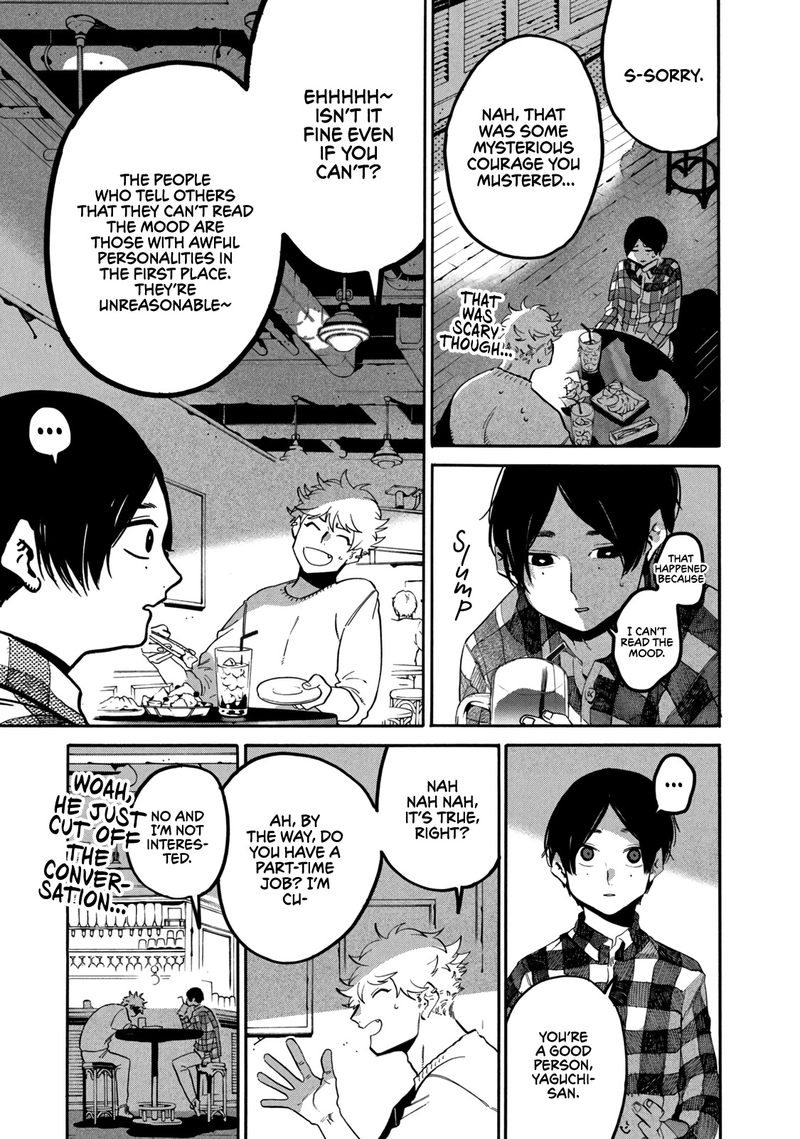 Blue Period. Chapter 41 page 37 - Chapter 41: I Noticed That the Skill of My Friend, Who Steps on My Land Mines, Is Too Outstanding