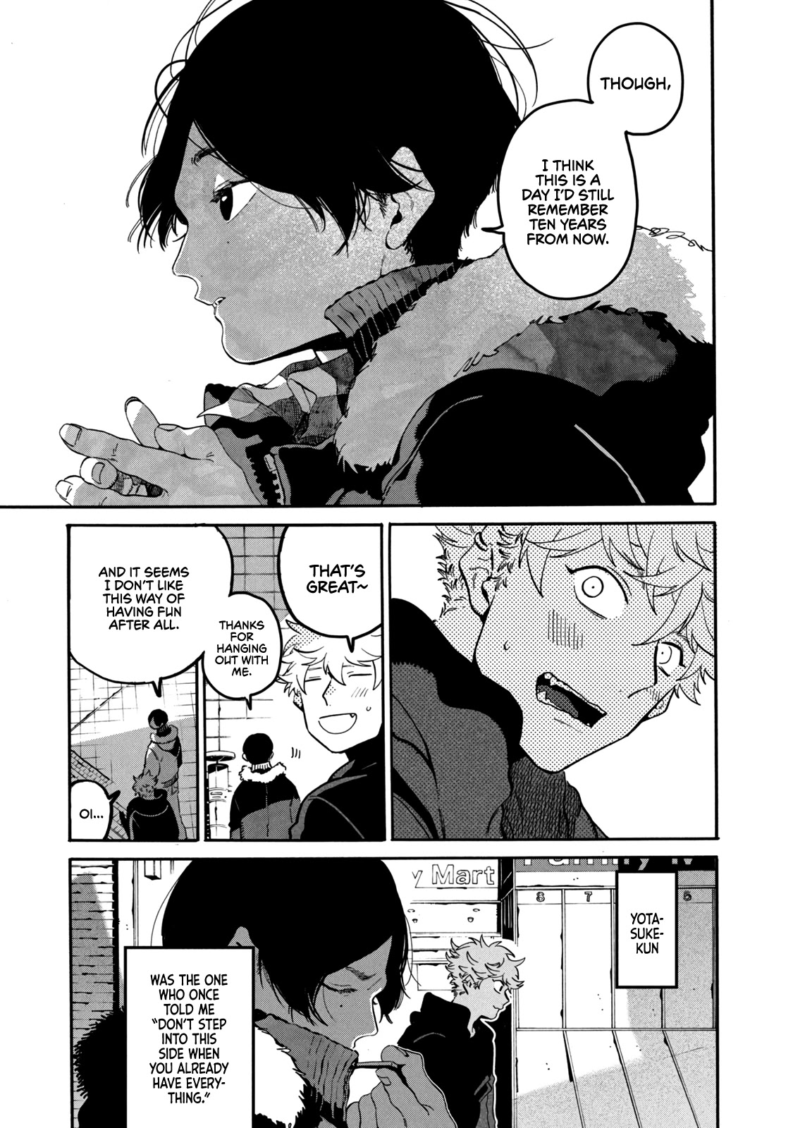 Blue Period. Chapter 41 page 41 - Chapter 41: I Noticed That the Skill of My Friend, Who Steps on My Land Mines, Is Too Outstanding
