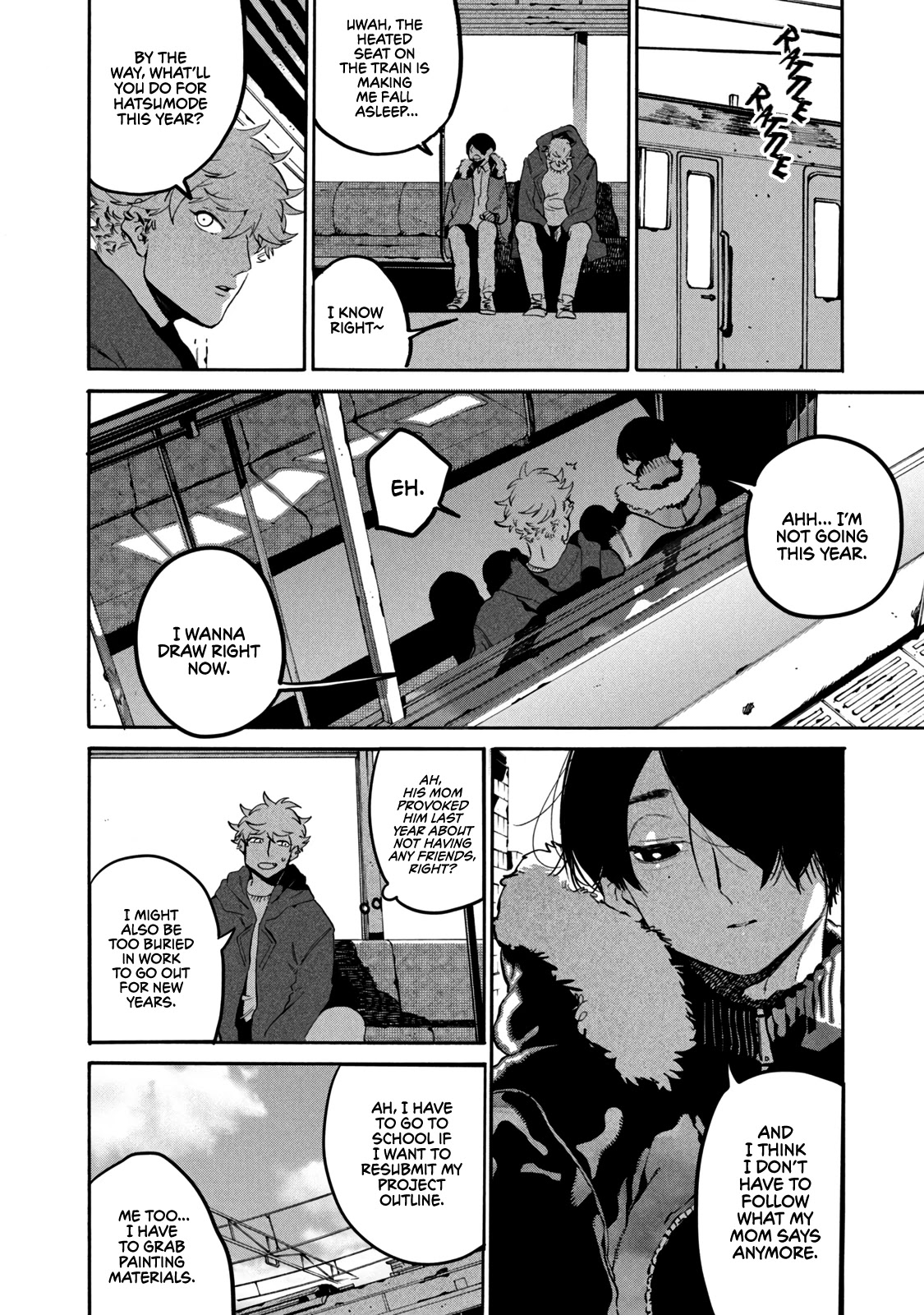Blue Period. Chapter 41 page 47 - Chapter 41: I Noticed That the Skill of My Friend, Who Steps on My Land Mines, Is Too Outstanding