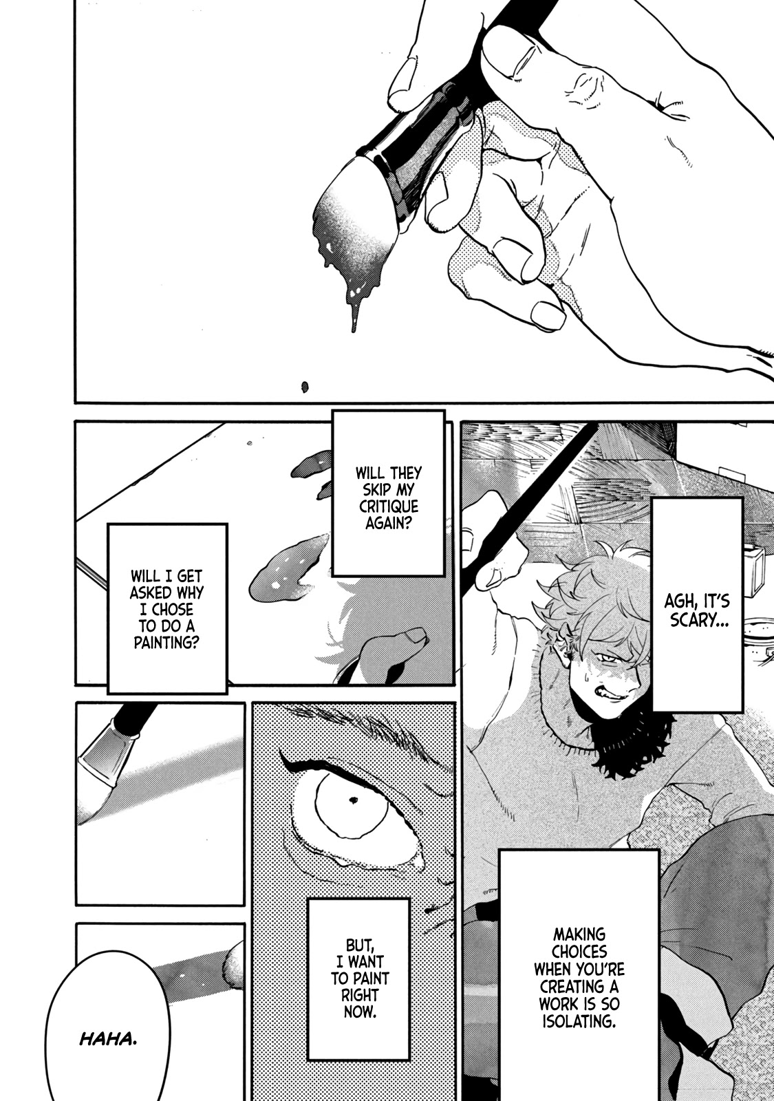 Blue Period. Chapter 41 page 51 - Chapter 41: I Noticed That the Skill of My Friend, Who Steps on My Land Mines, Is Too Outstanding