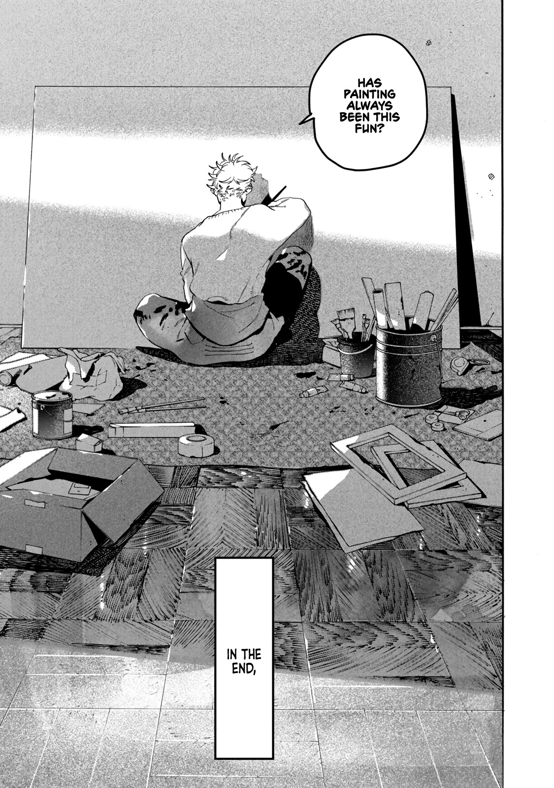 Blue Period. Chapter 41 page 52 - Chapter 41: I Noticed That the Skill of My Friend, Who Steps on My Land Mines, Is Too Outstanding