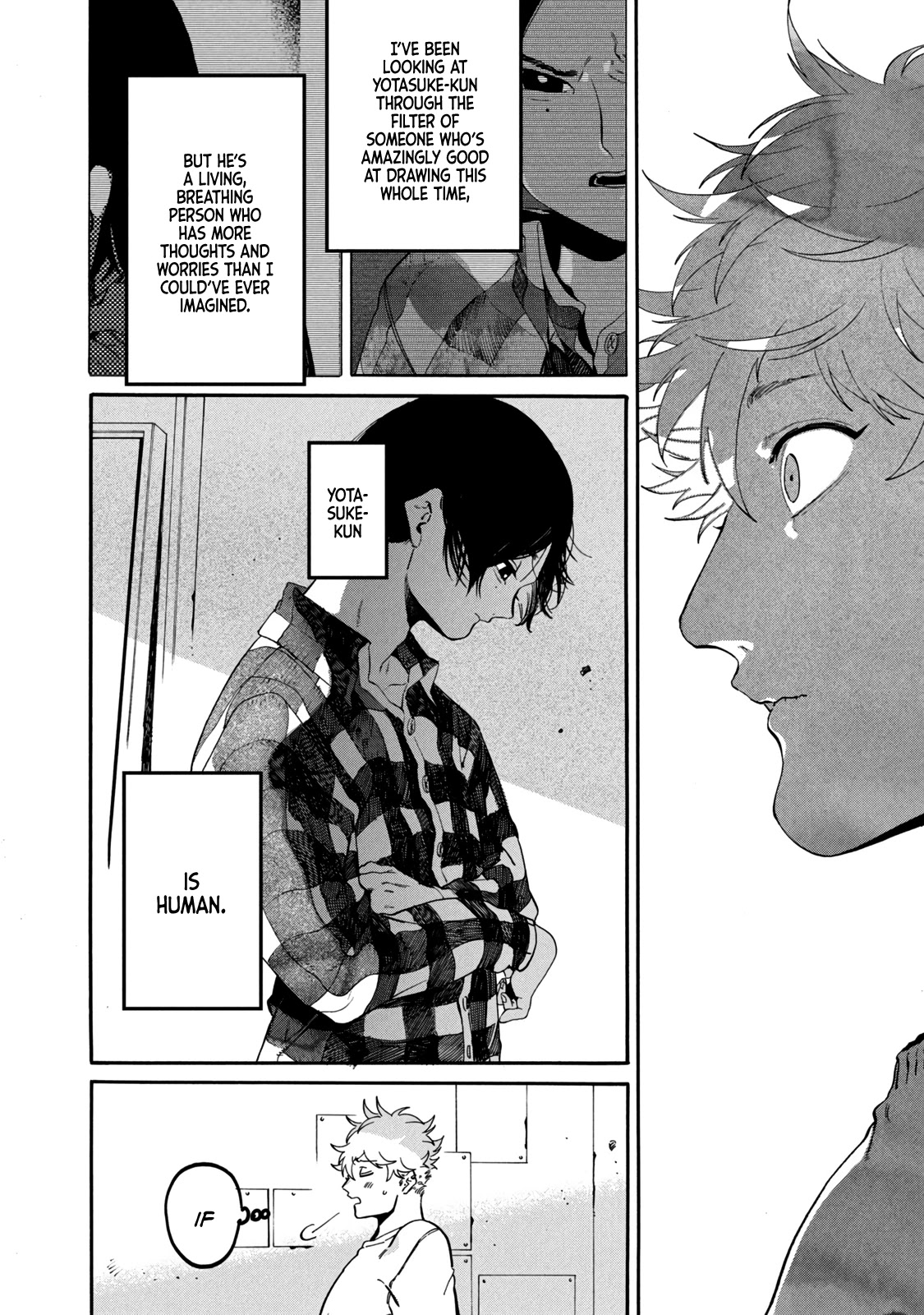Blue Period. Chapter 41 page 6 - Chapter 41: I Noticed That the Skill of My Friend, Who Steps on My Land Mines, Is Too Outstanding