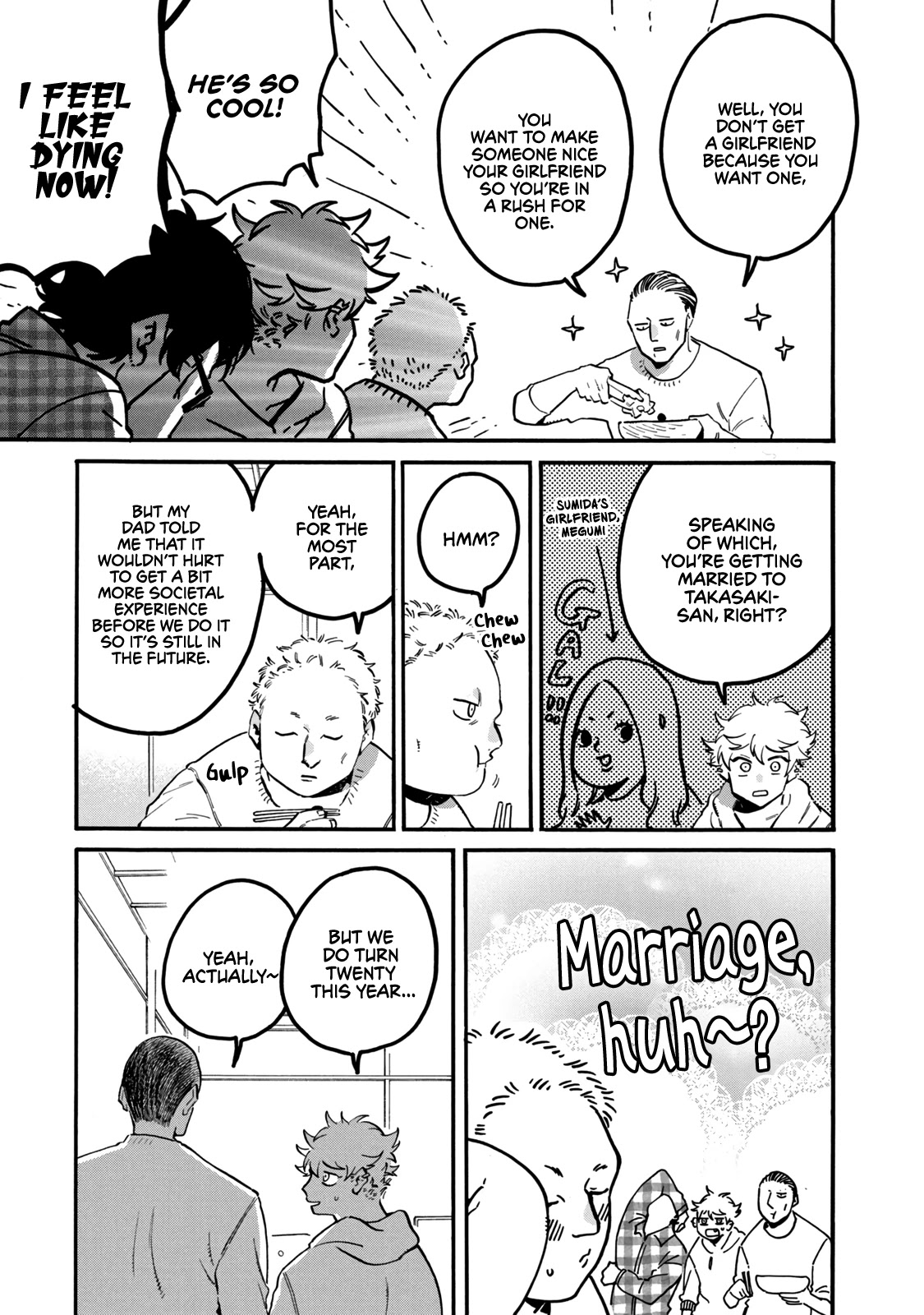 Blue Period. Chapter 42.5 page 2 - Chapter 42.5: Crossing Into the New Year With Sumi, Koi, Uta and Tora.