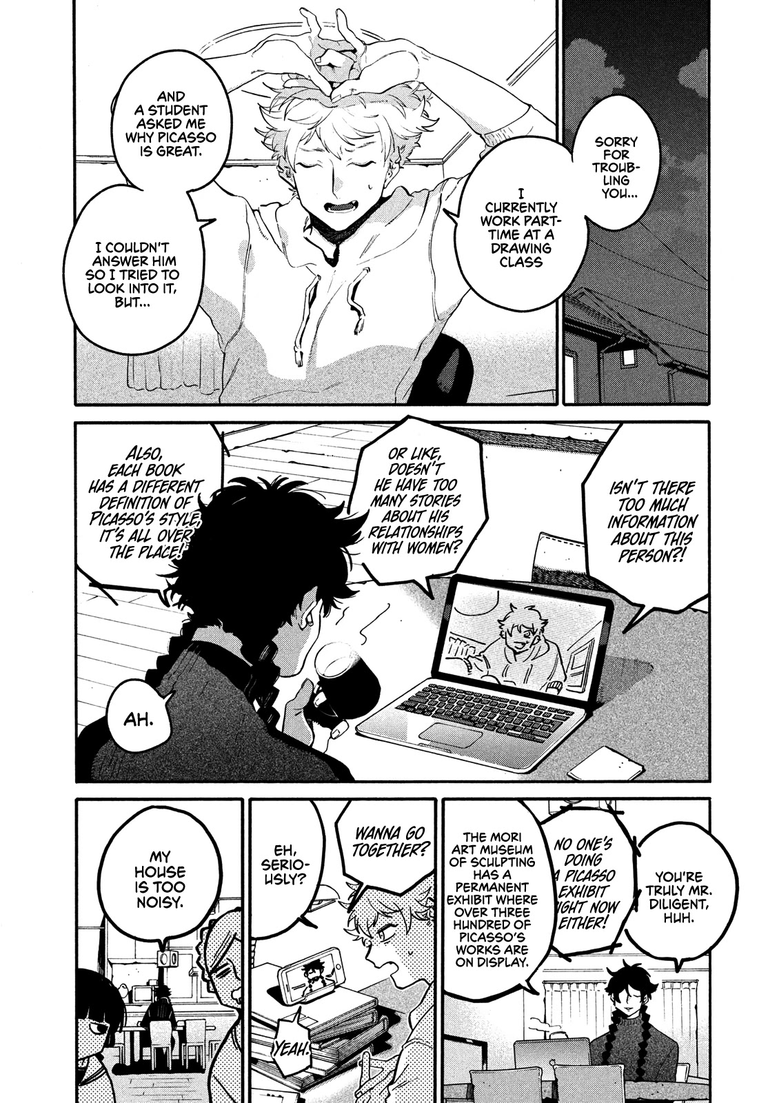 Blue Period. Chapter 43 page 18 - Chapter 43: Why? Why? Why?