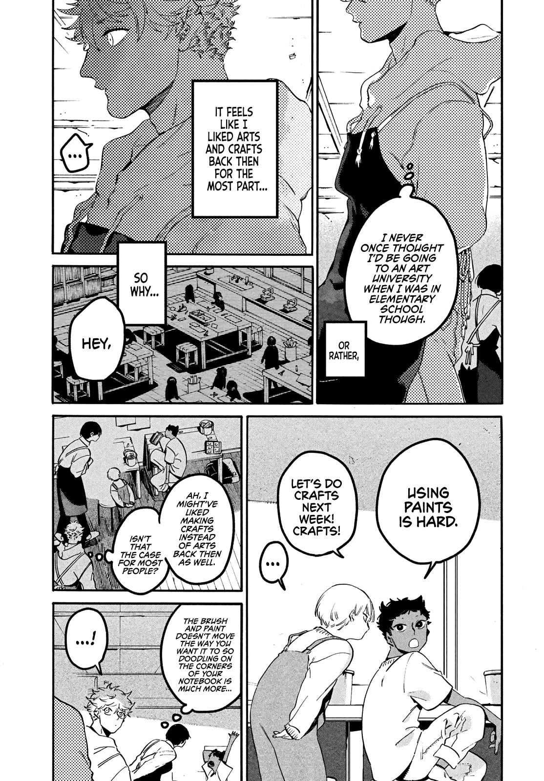 Blue Period. Chapter 44 page 13 - Chapter 44: For Now Can I Re-Examine Myself First?