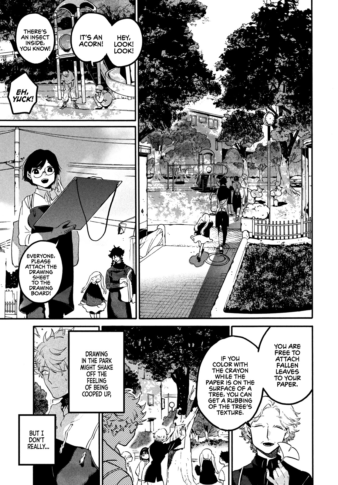 Blue Period. Chapter 44 page 19 - Chapter 44: For Now Can I Re-Examine Myself First?
