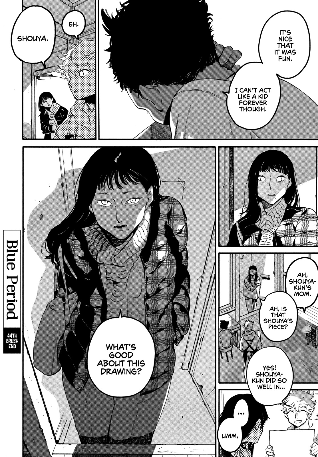 Blue Period. Chapter 44 page 26 - Chapter 44: For Now Can I Re-Examine Myself First?