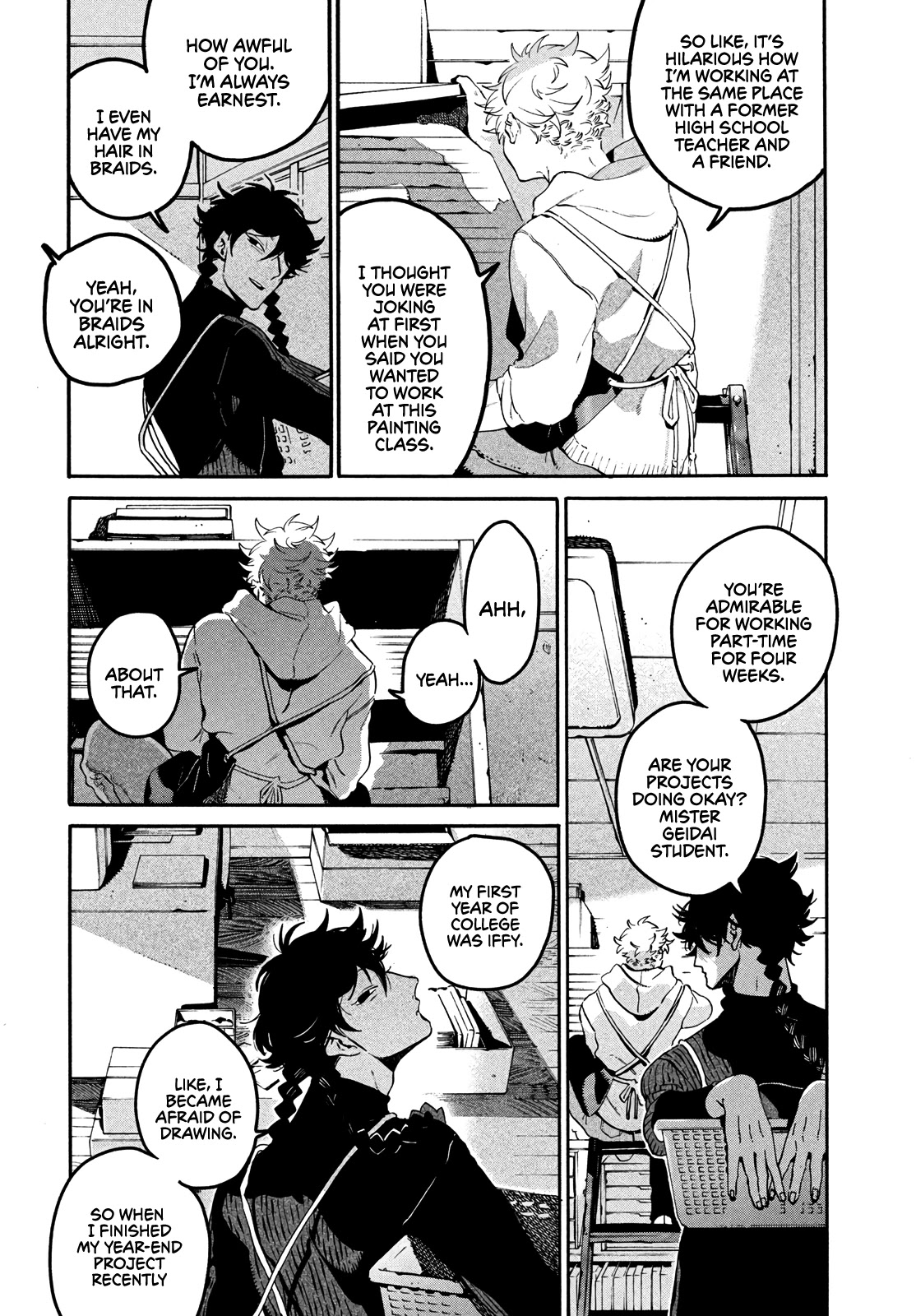 Blue Period. Chapter 44 page 6 - Chapter 44: For Now Can I Re-Examine Myself First?