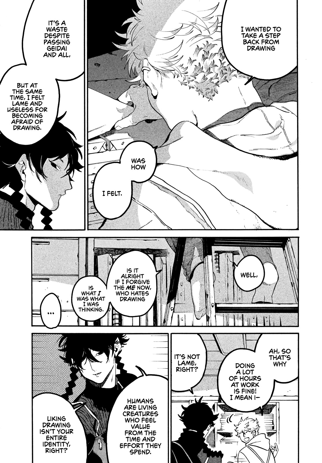 Blue Period. Chapter 44 page 7 - Chapter 44: For Now Can I Re-Examine Myself First?