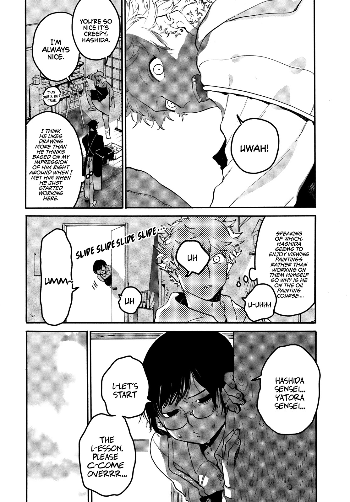 Blue Period. Chapter 44 page 8 - Chapter 44: For Now Can I Re-Examine Myself First?