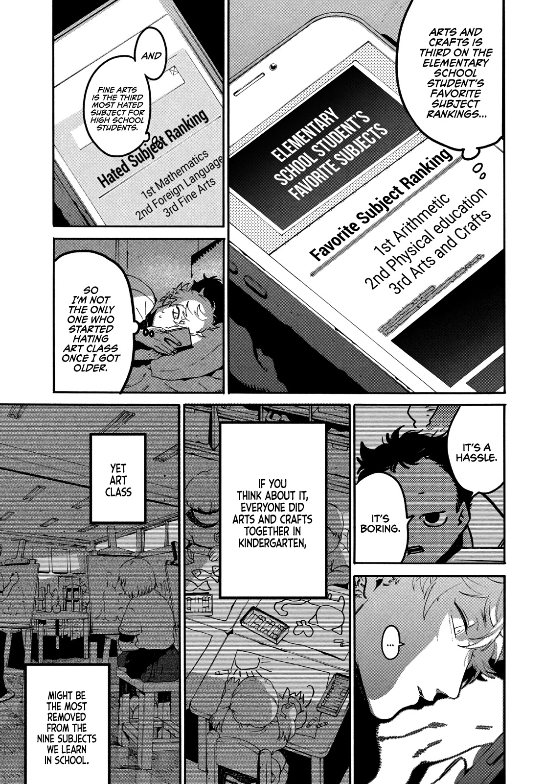 Blue Period. Chapter 45 page 9 - Chapter 45: Please Let Me Love You Forever