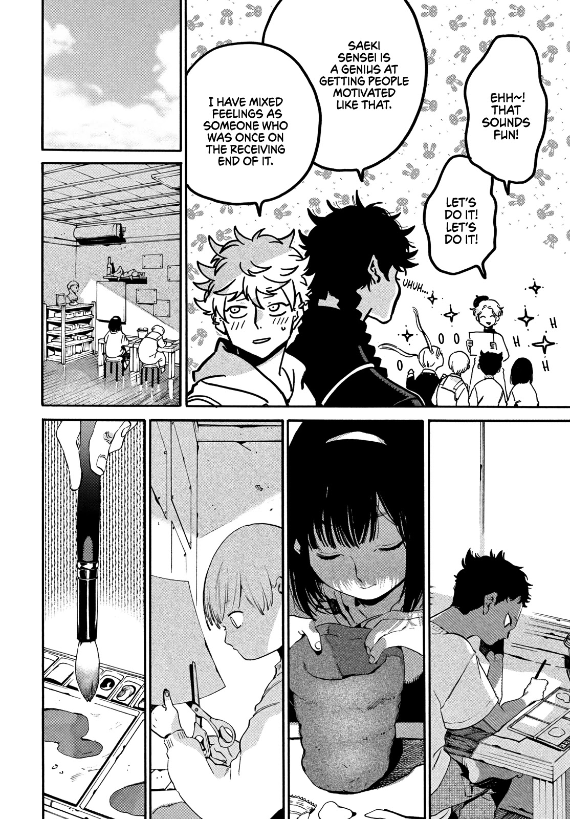 Blue Period. Chapter 46 page 10 - Chapter 46: A Certain Elementary School Student Wants to Work Hard and Be Happy