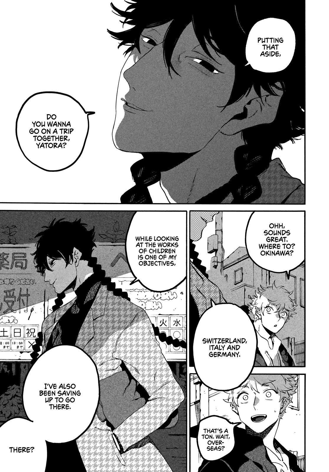 Blue Period. Chapter 46 page 17 - Chapter 46: A Certain Elementary School Student Wants to Work Hard and Be Happy