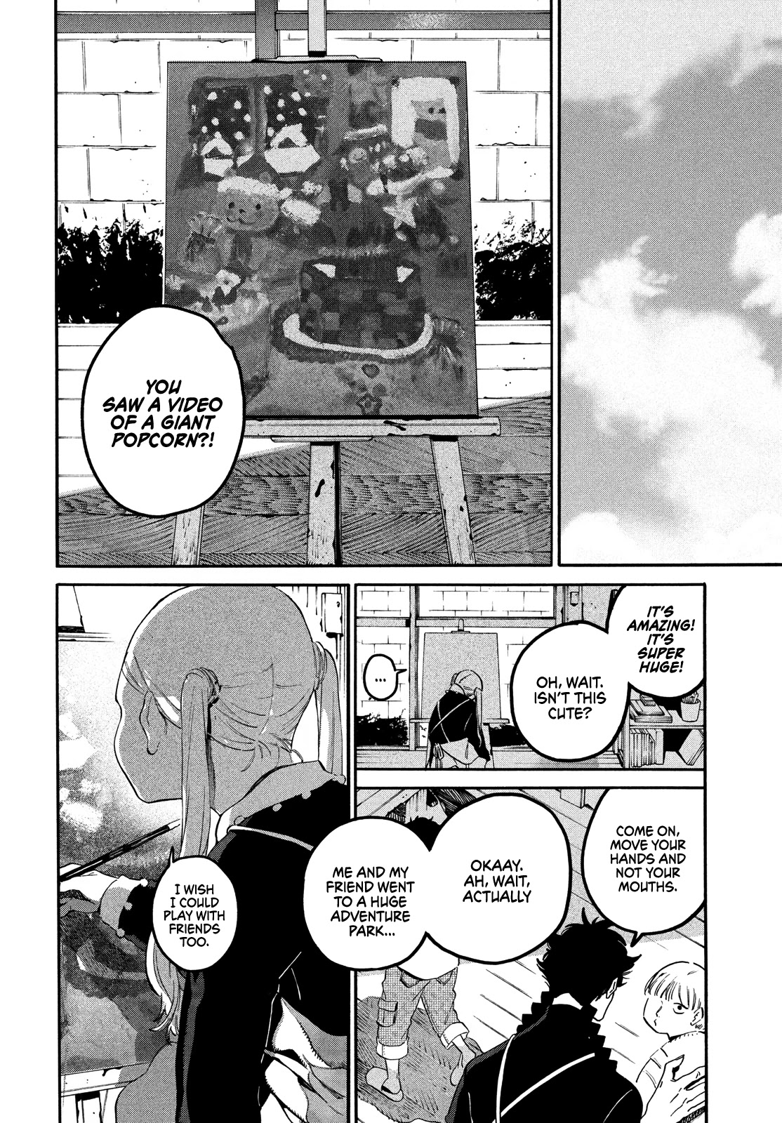 Blue Period. Chapter 46 page 22 - Chapter 46: A Certain Elementary School Student Wants to Work Hard and Be Happy