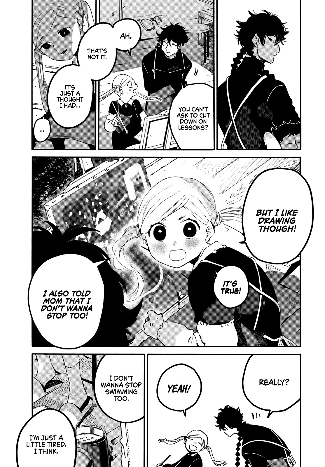 Blue Period. Chapter 46 page 23 - Chapter 46: A Certain Elementary School Student Wants to Work Hard and Be Happy
