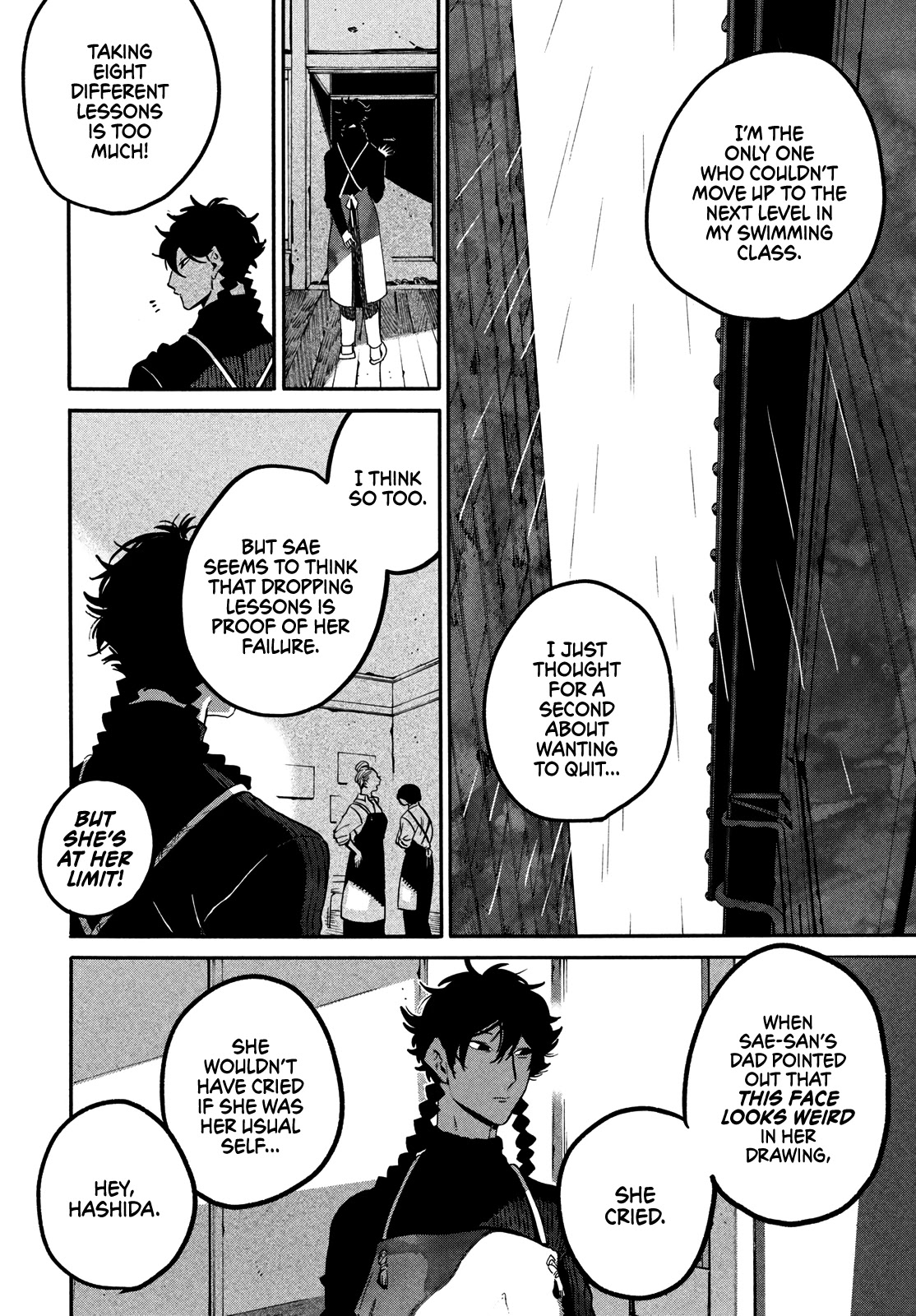Blue Period. Chapter 46 page 24 - Chapter 46: A Certain Elementary School Student Wants to Work Hard and Be Happy