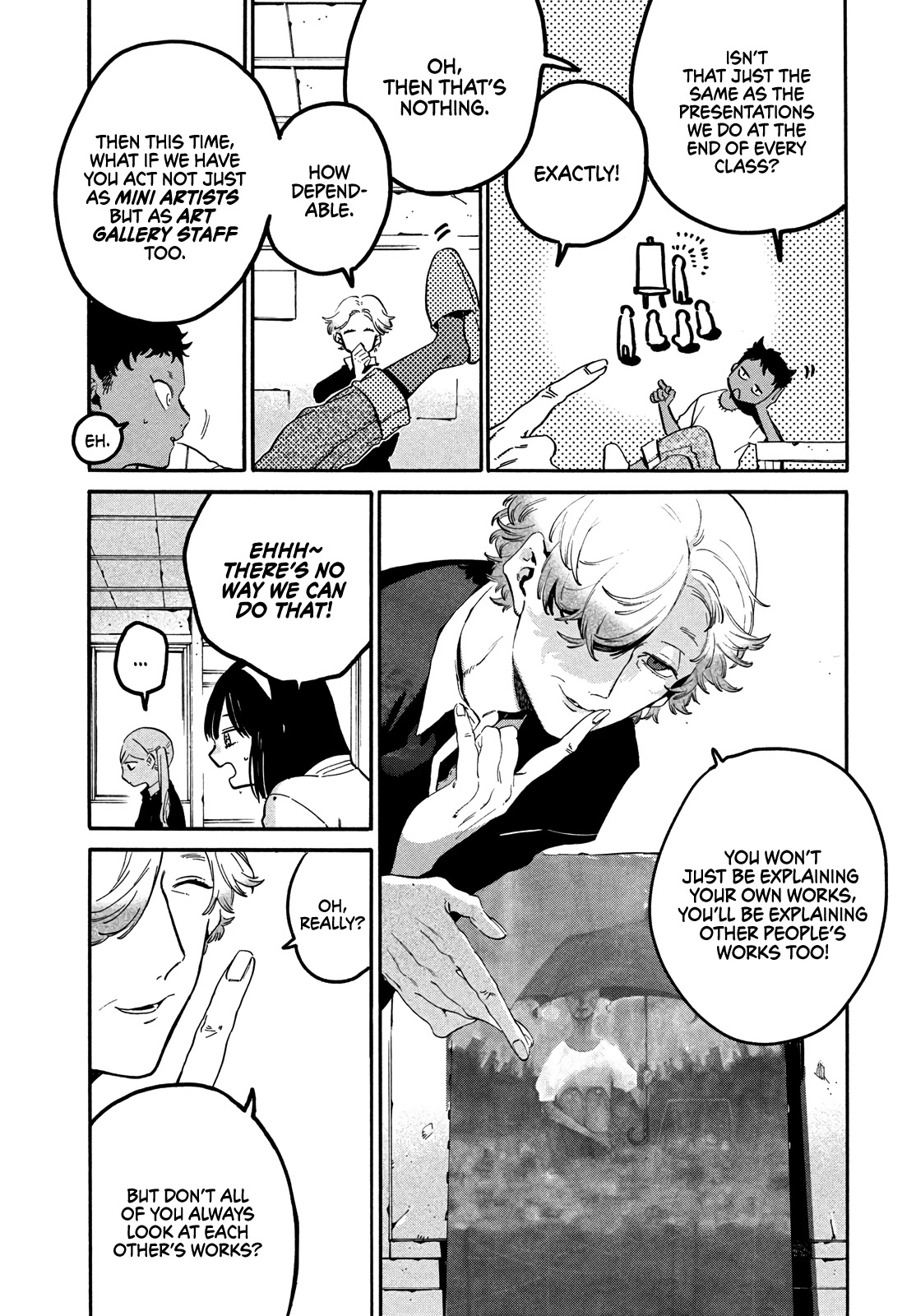 Blue Period. Chapter 47 page 13 - Chapter 47: Wavering Brush Tip