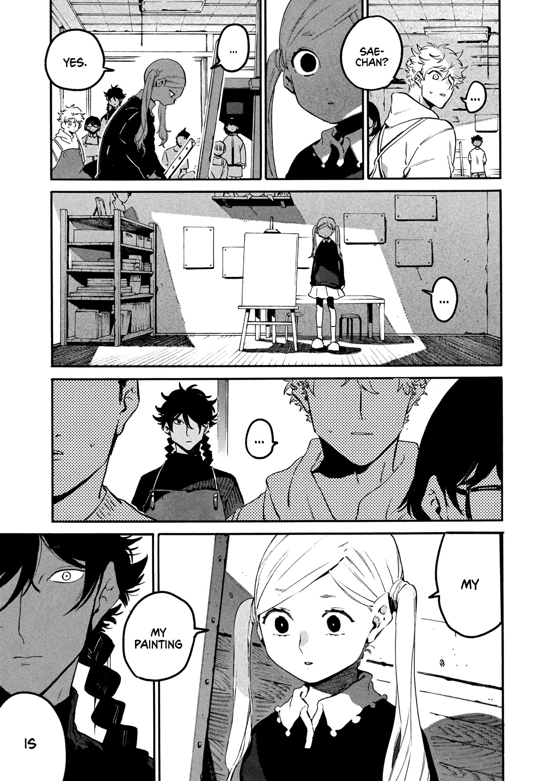 Blue Period. Chapter 47 page 19 - Chapter 47: Wavering Brush Tip