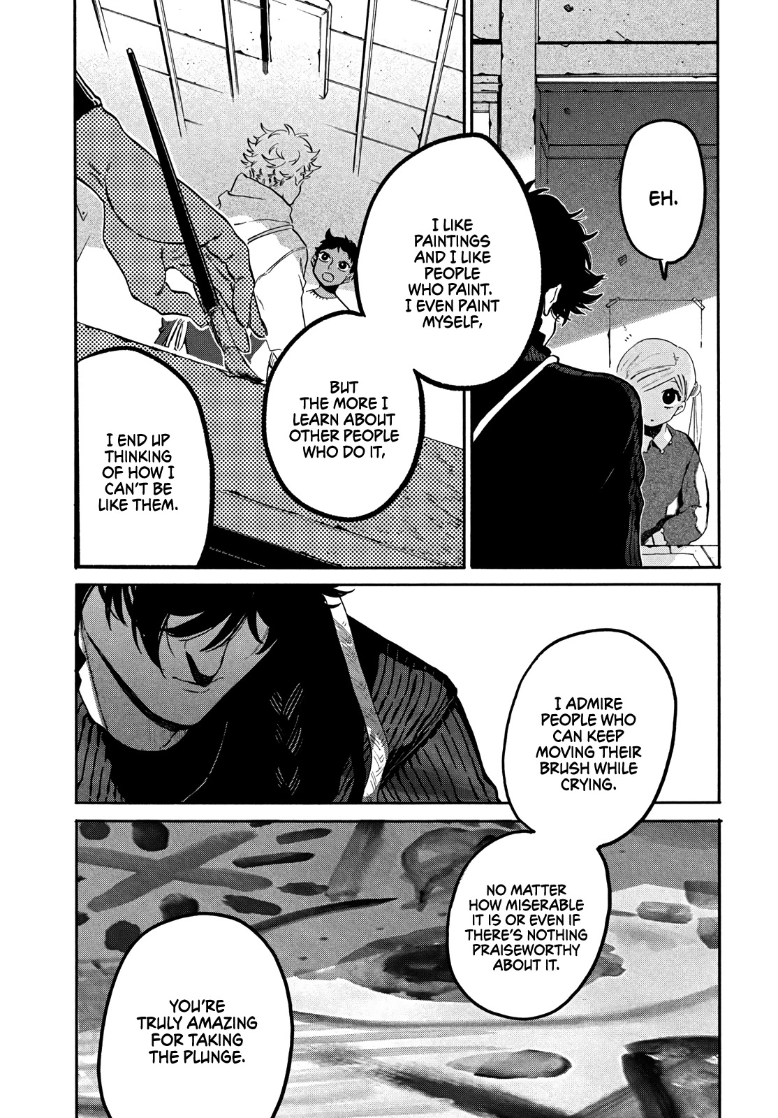 Blue Period. Chapter 47 page 34 - Chapter 47: Wavering Brush Tip