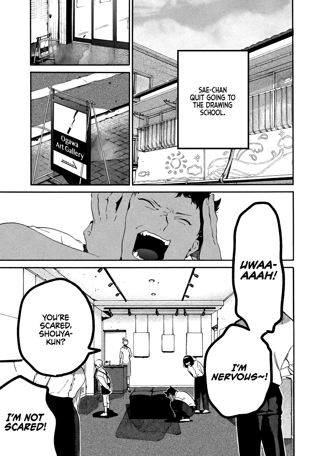 Blue Period. Chapter 47 page 42 - Chapter 47: Wavering Brush Tip