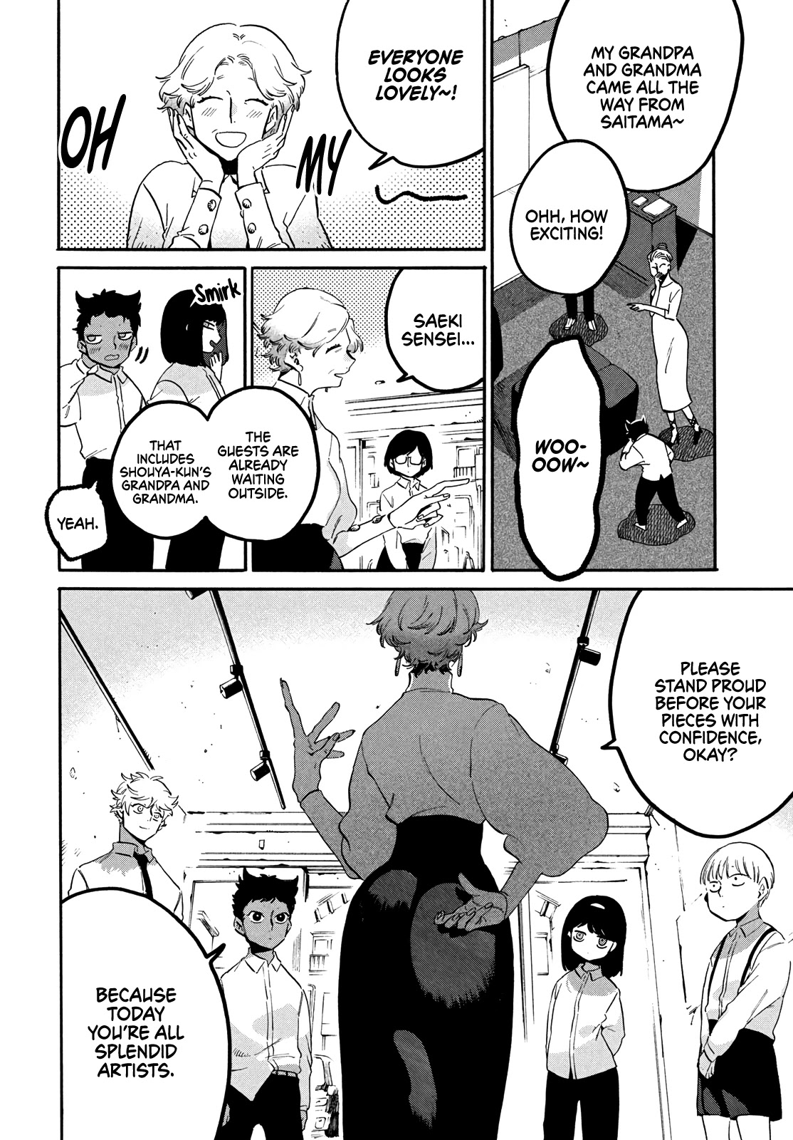 Blue Period. Chapter 47 page 43 - Chapter 47: Wavering Brush Tip