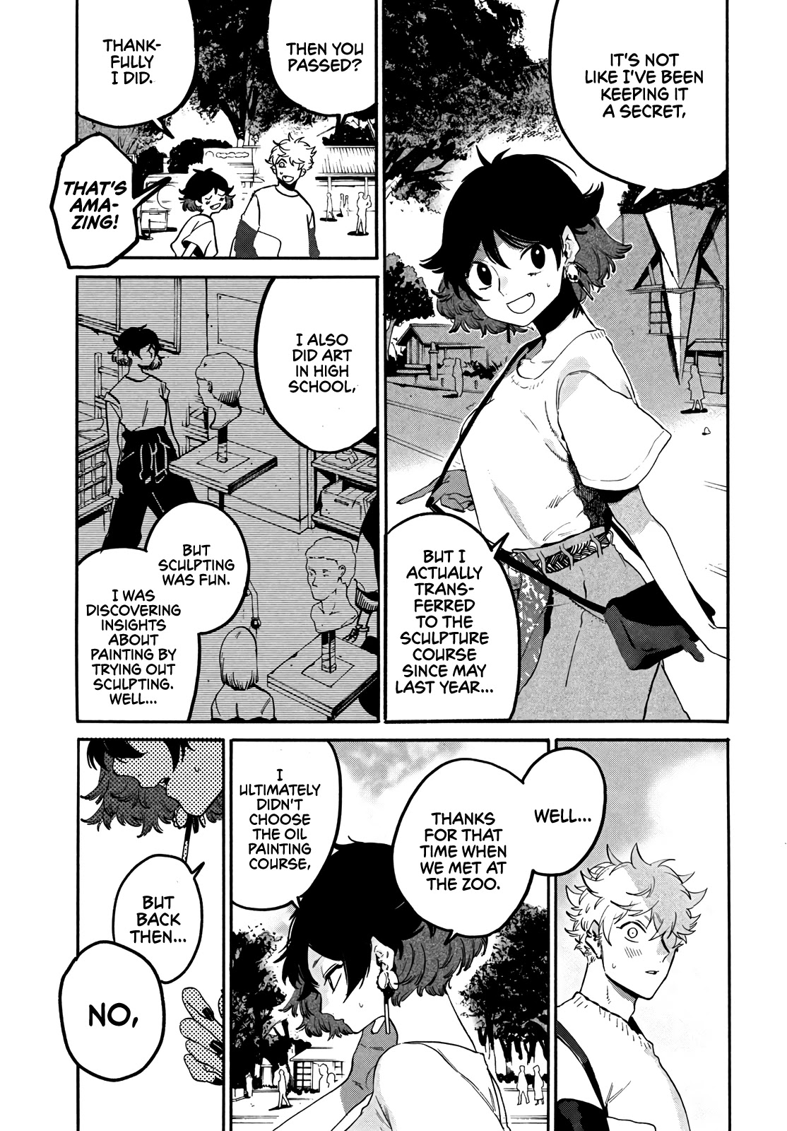 Blue Period. Chapter 48 page 3 - Chapter 48: A Food I Hate Is Napolitan
