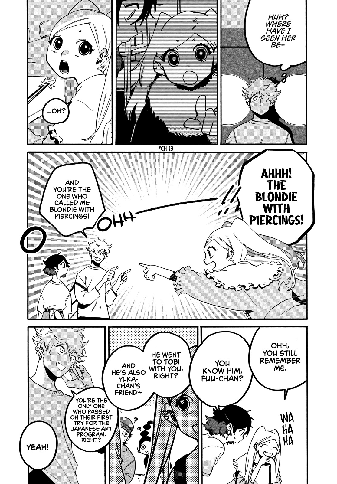 Blue Period. Chapter 48 page 6 - Chapter 48: A Food I Hate Is Napolitan
